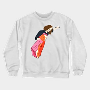 hozier with the lesbian flag Crewneck Sweatshirt